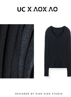 100%纯羊毛打底衫椭圆领四季毛针织衫套头百搭毛衣长袖YGSS207