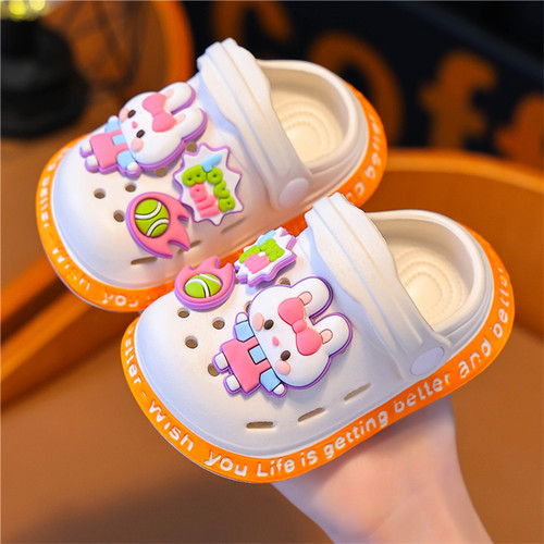 儿童洞洞鞋凉拖鞋夏季软底防滑