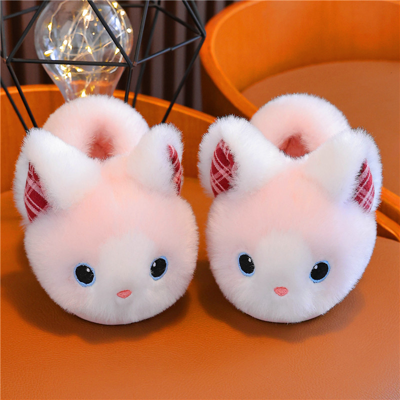 儿童加厚加绒宝宝棉拖鞋