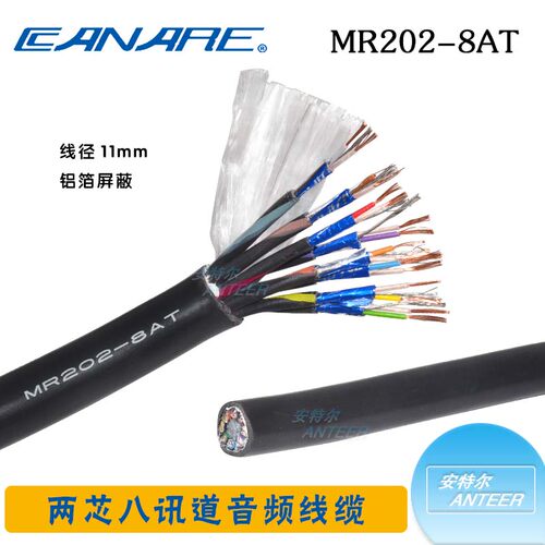 CANARE佳耐美MR202-8AT演播室录音多讯道8路通道音频话筒信号线缆
