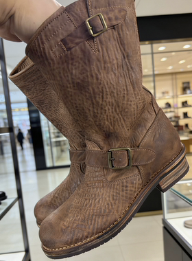 清货工程师Visvimlaoliu25ss手工固特异马臀皮 复古工装靴43码