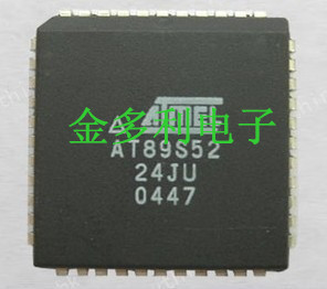 原装进口拆机 AT89S52-24JU PLCC44引脚 测试好可直拍