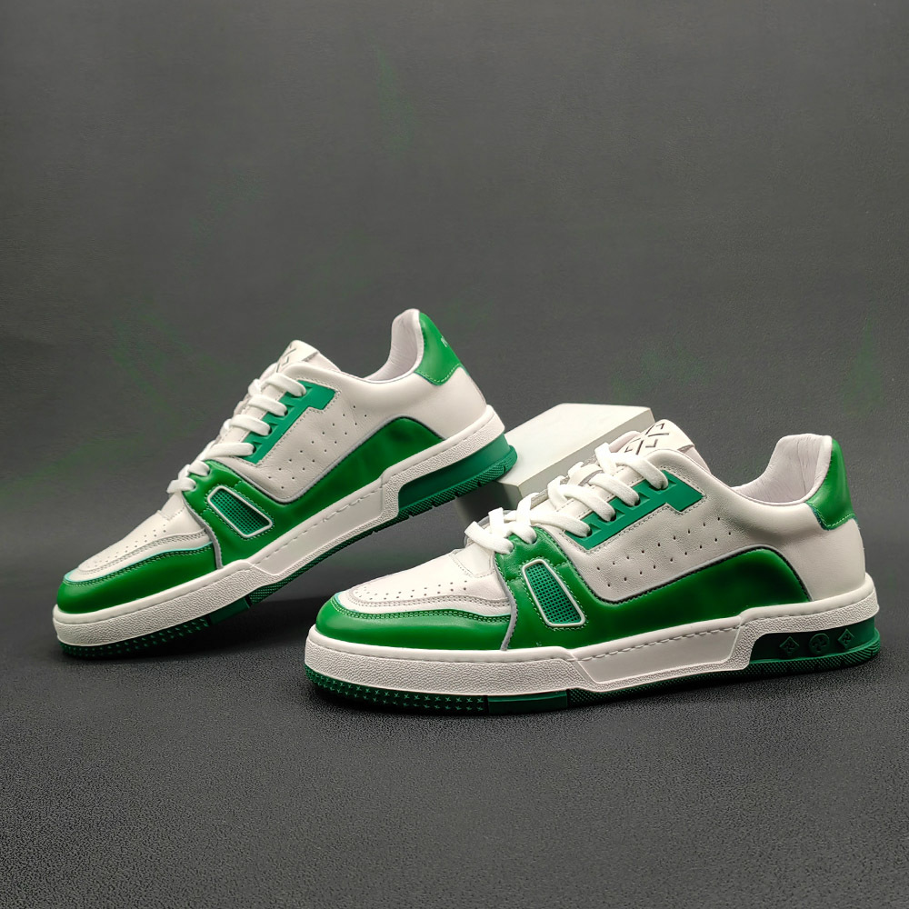 男士aj板鞋真皮潮流百搭运动风休闲鞋拼色板鞋男款潮鞋欧洲站