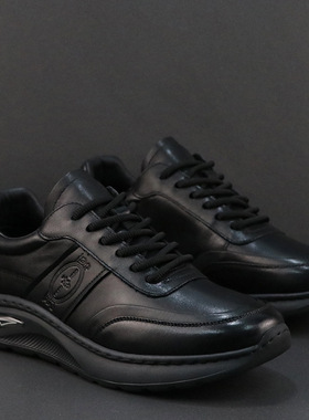 男鞋真皮透气软底软面轻便运动鞋英伦潮流百搭头层牛皮休闲皮鞋男