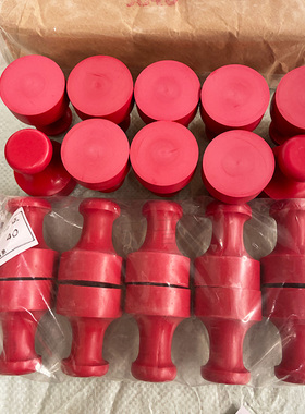 光滑面浅螺纹红胶印章材料批发红章圆形胶皮刻章材料塑料章坯材料