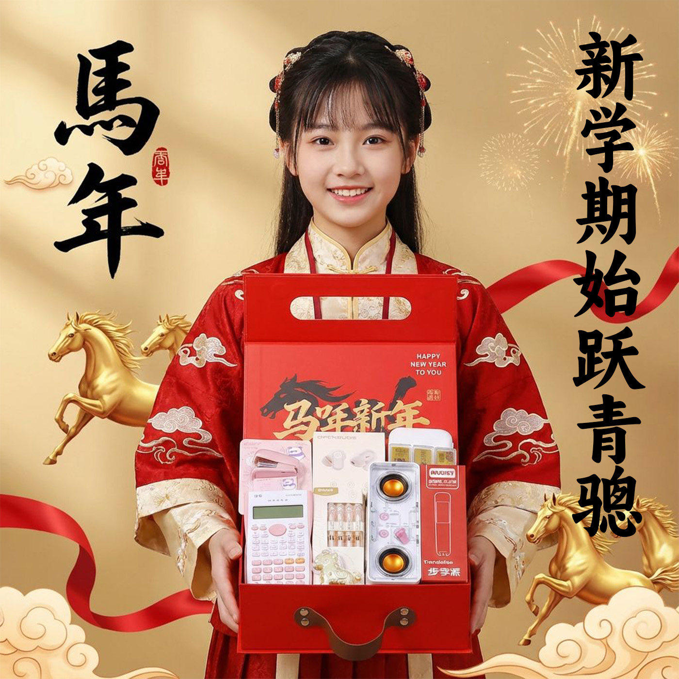 【马年限定】文具套装礼盒中学生实用型礼物开学礼包男女孩学习用