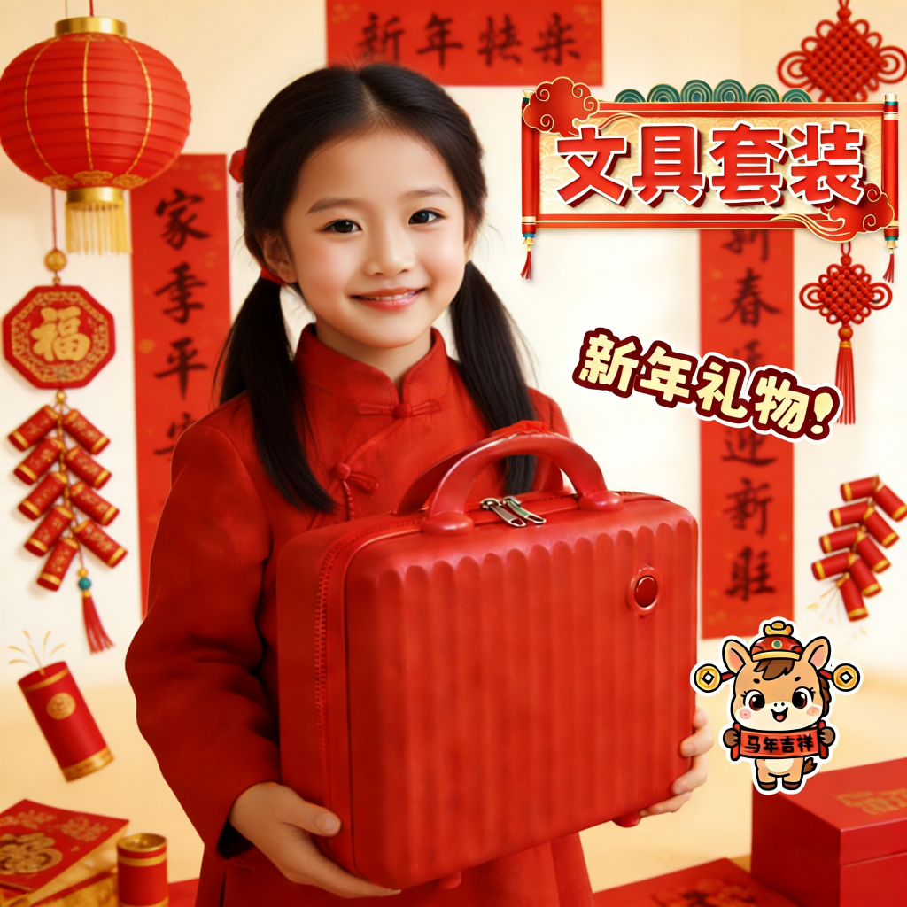 新年礼物文具套装礼盒小学生马年限定伴手礼学习用品礼包礼物定制