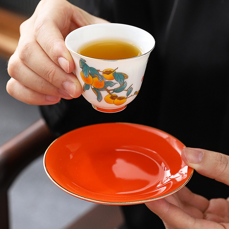 中式轻奢风防烫杯垫隔热茶托