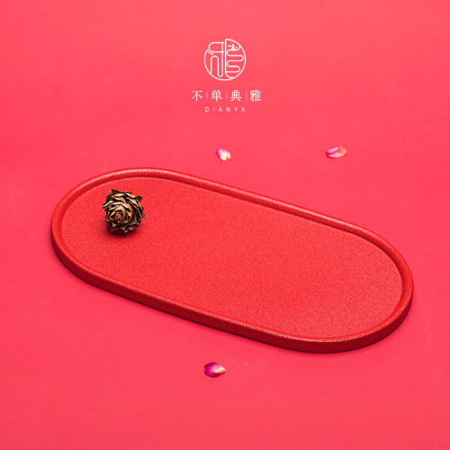 干泡小型陶瓷简约办公酒店茶台