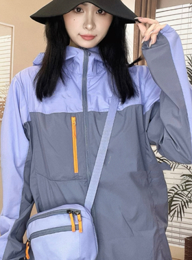 鸟家同款防晒衣风壳SQ防风hoody衣防水骑行服夏季长袖拉链薄款