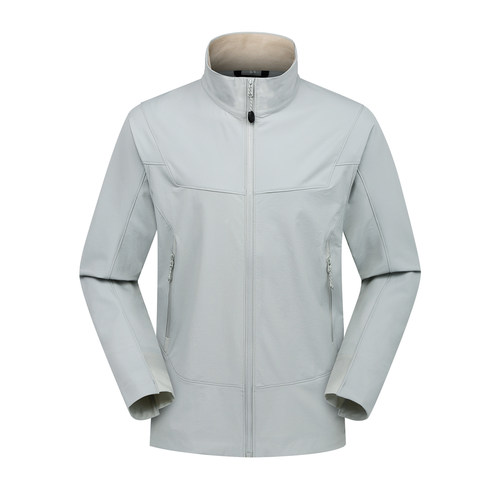 户外男款立领防风软壳夹克春秋