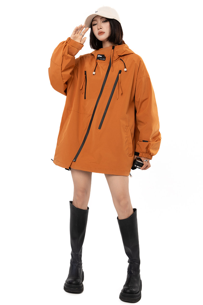 新款白底图男女同款夹克春秋季工装三防冲锋衣男外套JK6229p75,男装夹克,电商D315