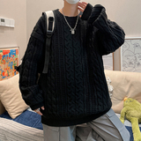 高质量！秋冬季新款圆领提花毛衣男加厚线针织衫毛衣潮MY2235p50，男装针织衫/毛衣，电商D315