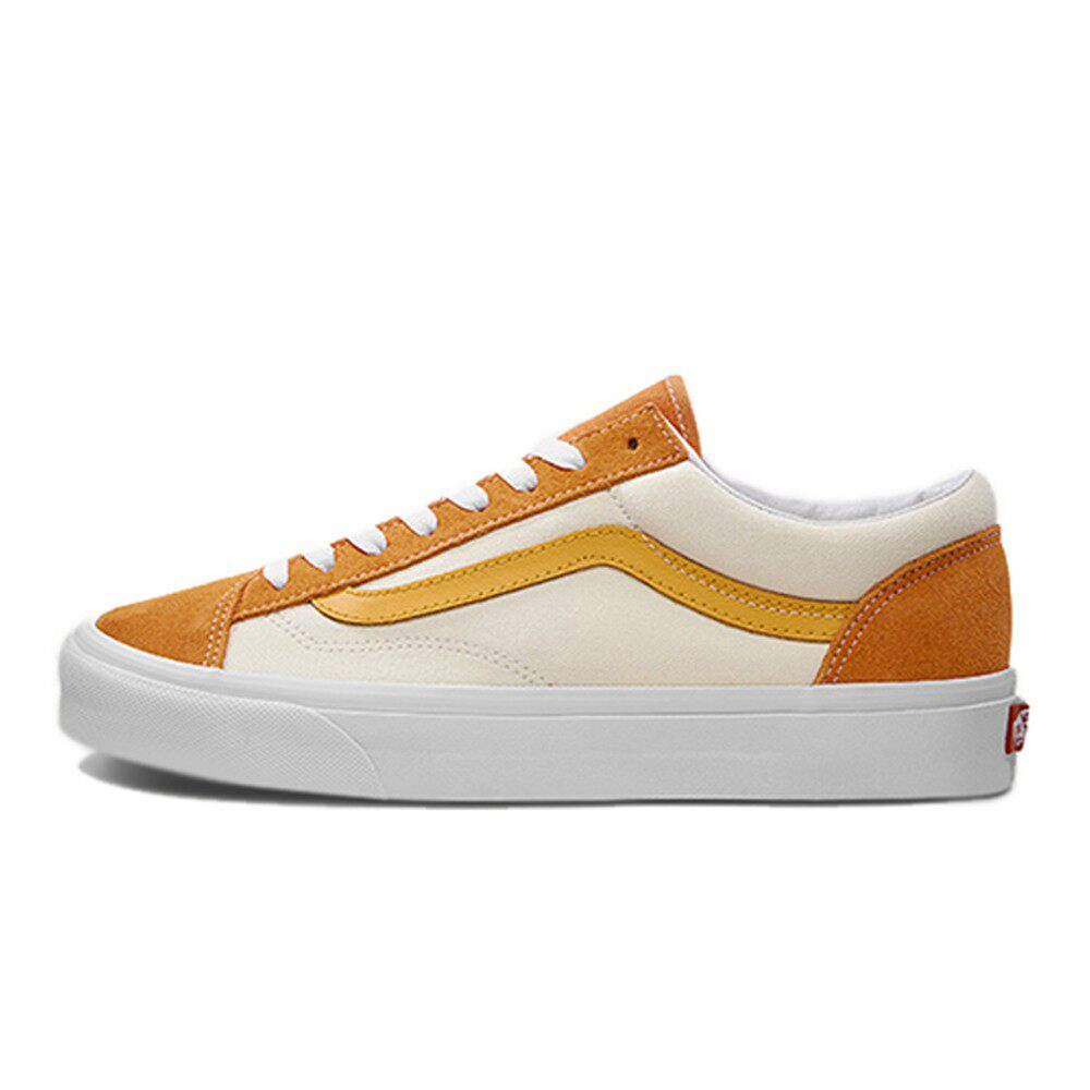 Vans 板鞋 四季通用 圆头 男女通用 街头 白色 系带 低帮