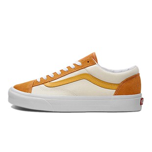 Vans 板鞋 四季通用 圆头 男女通用 街头 白色 系带 低帮