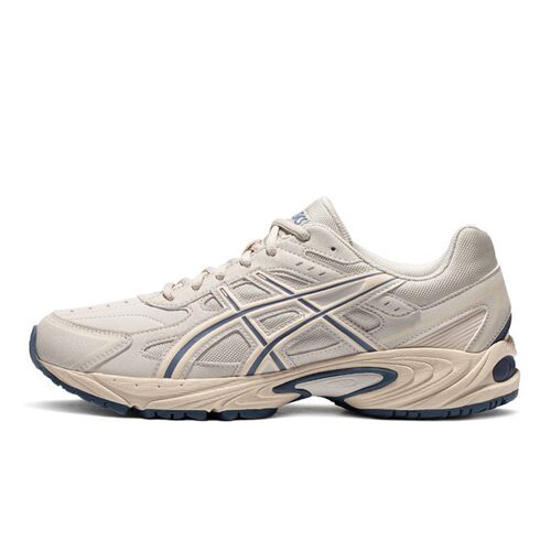 【攀登】 Asics 生活休闲鞋 系带 织物 灰色 平跟 低帮 耐磨