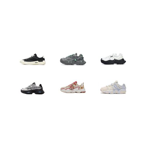 【攀登】FILA FUSION斐乐潮牌 防滑耐磨 低帮 复古篮球鞋 老爹鞋