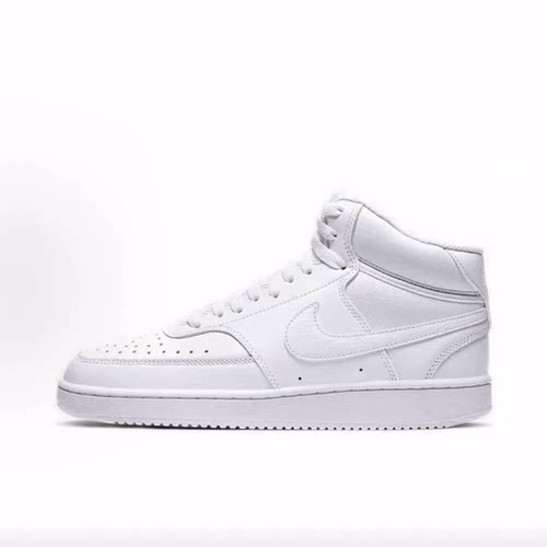 Nike Court Vision Mid 皮革合成革 中帮 板鞋 女款