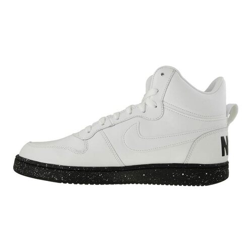 【攀登】 Nike 板鞋 中帮 男 圆头 防滑 系带 白色 平跟 四季通用