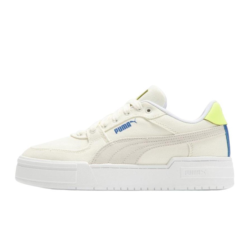 【攀登】 PUMA 板鞋 圆头 织物 低帮 春夏秋 防滑耐磨 米色 黄色