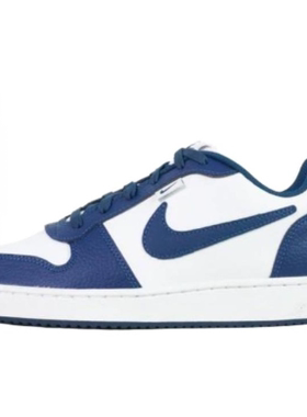 Nike EBERNON 百搭舒适 耐磨 低帮 板鞋 男款 白蓝色IF0847-141