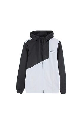 【攀登】adidas neo 连帽针织外套 男款 黑白