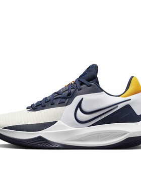 【攀登】 Nike 篮球鞋 白色 蓝色 织物 速度型 四季通用 减震
