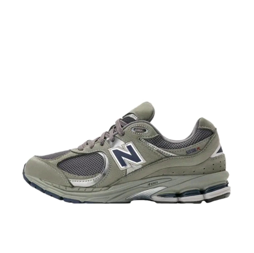 New Balance NB 2002R 舒适织物皮革低帮跑步鞋男女同款中灰色