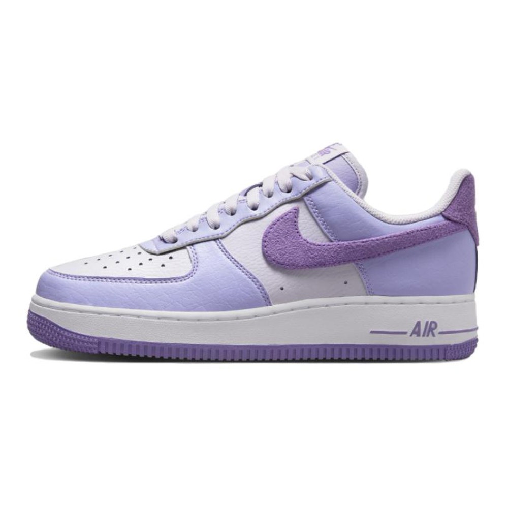 Nike 板鞋 四季通用 紫色 平跟 防滑 圆头 系带 绒面革 低帮 女