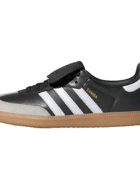 adidas originals 板鞋 黑色 圆头 低帮 系带 防滑耐磨 男女通用