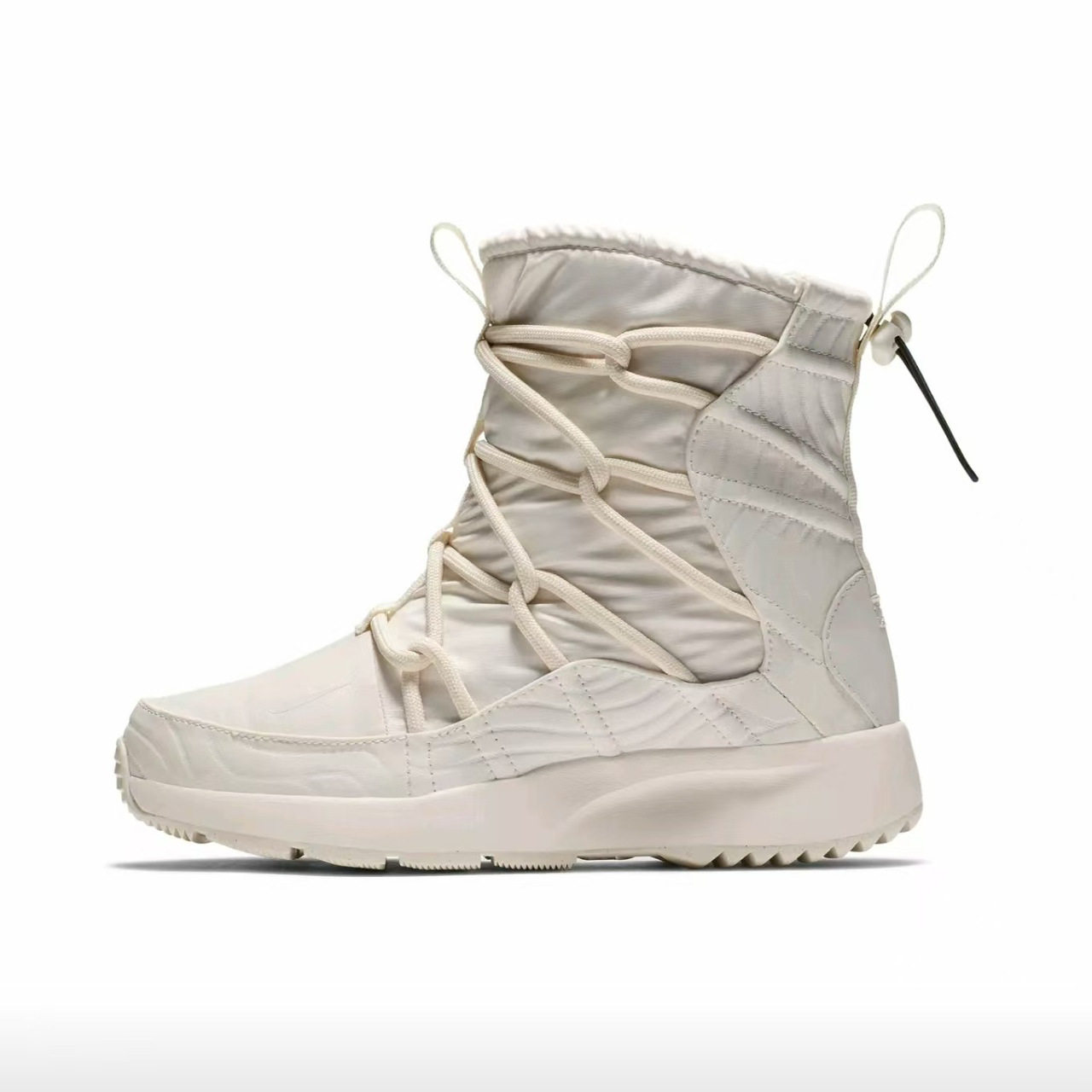 Nike Tanjun 休闲舒适 短筒 雪地靴 女款 米白色