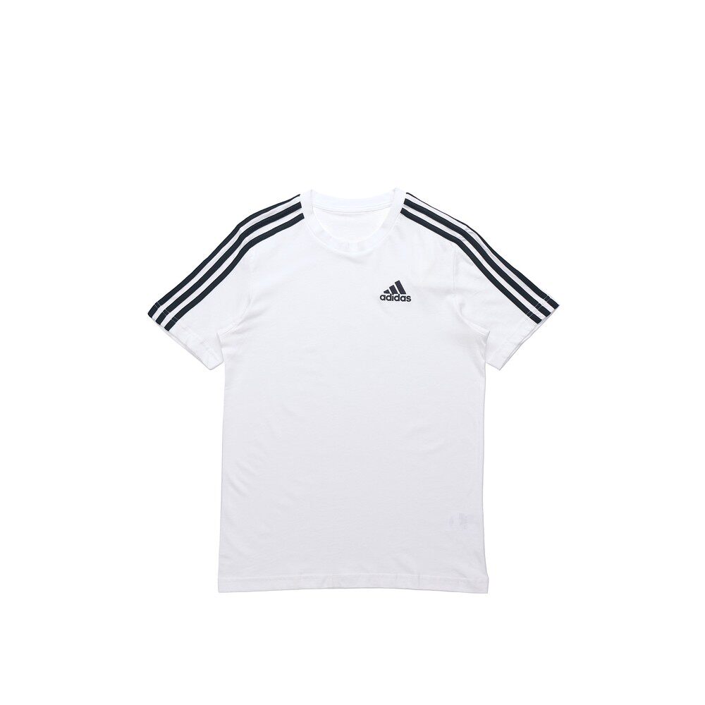 【攀登】 adidas T恤 短袖 正肩袖 常规 春夏 棉 适中 字母条纹