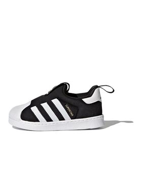 【攀登】 adidas originals 学步鞋 黑色 四季通用 低帮 帆布 童