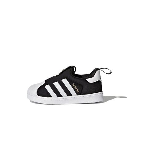 【攀登】 adidas originals 学步鞋 黑色 四季通用 低帮 帆布 童