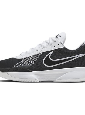 【攀登】 Nike 篮球鞋 圆头 男女通用 黑色 低帮 系带 四季通用