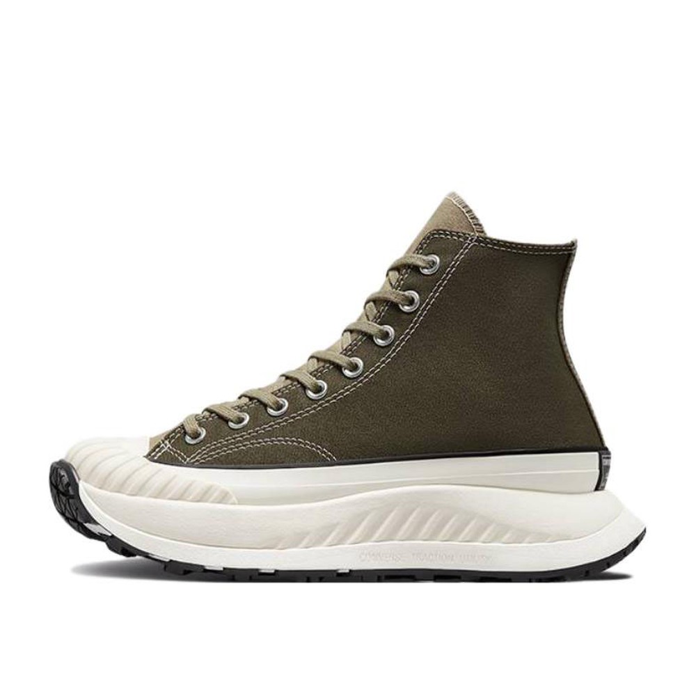 【攀登】 Converse 帆布鞋 绿色 四季通用 圆头 防滑耐磨轻便增高