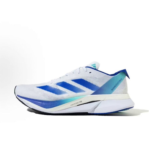 阿迪达斯adidas Adizero Boston 12舒适减震防滑耐磨低帮跑步鞋