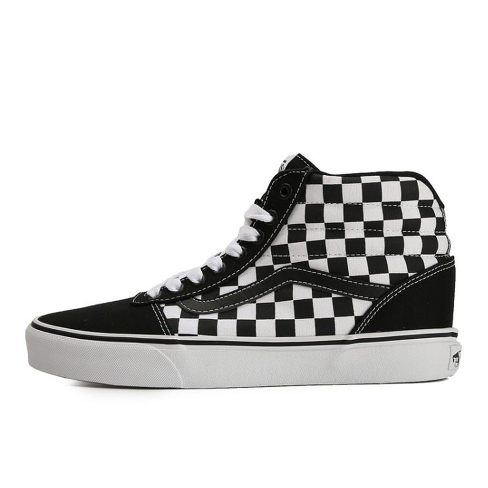 【攀登】 Vans 板鞋 高帮 四季通用 防滑耐磨 男女通用 平跟 系带