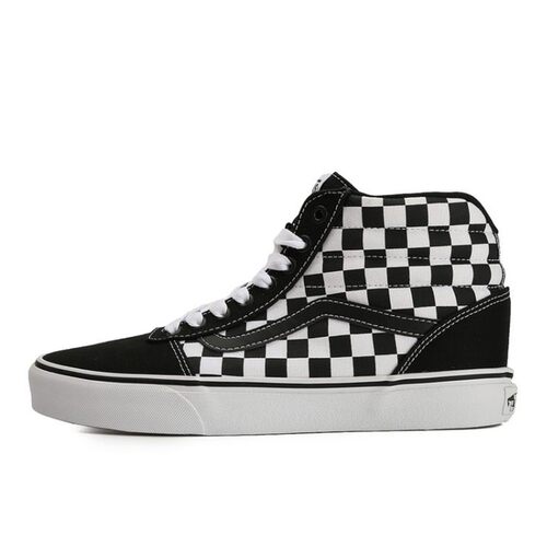 【攀登】 Vans 板鞋 高帮 四季通用 防滑耐磨 男女通用 平跟 系带