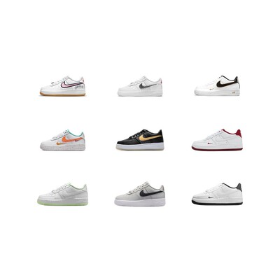 【攀登】NikeAirForce1Lv8合成革皮革舒适百搭防滑耐磨低帮