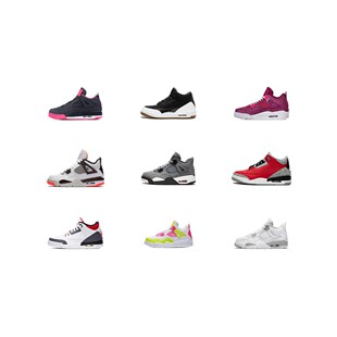 【攀登】JordanAirJordan4\3\2Retro舒适防滑减震儿童篮球鞋