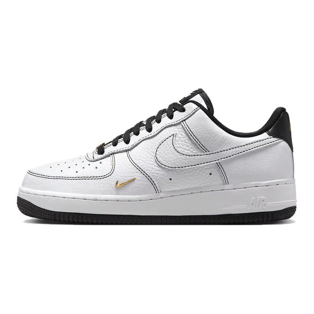【攀登】 Nike 板鞋 皮革 低帮 黑色 白色 圆头 耐磨透气 春秋 女