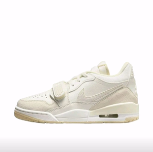 Low 312 柔软舒适 低帮复古篮球鞋 奶白色 Jordan 女款 Legacy