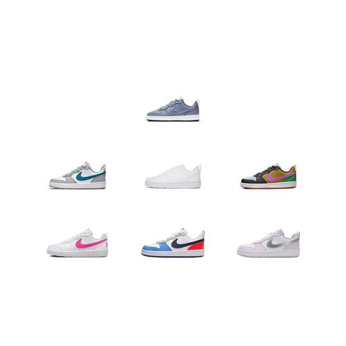 【攀登】Nike Court Borough 轻便舒适 防滑耐磨 低帮 儿童休闲鞋