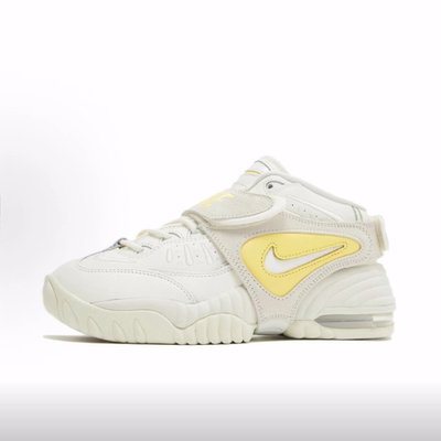 Nike Air Adjust Force 时尚 中帮 复古篮球鞋 女款 白黄