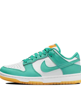 Nike Dunk teal zeal 皮革 防滑耐磨轻便 低帮 板鞋 女款 水鸭青