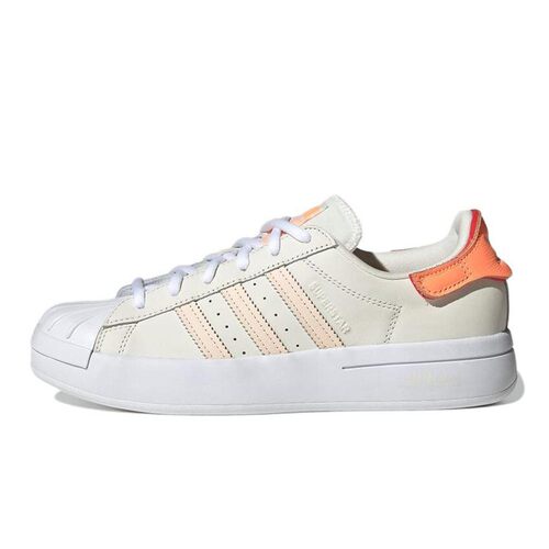 【攀登】 adidas originals 板鞋 白色 圆头 皮革 低帮 系带 平跟