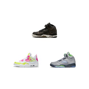 【攀登】JordanAirJordan4\5糖果简约百搭防滑透气高帮儿童篮球鞋