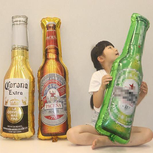 夏季喜力科罗娜酒瓶铝膜气球卡通