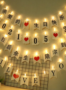 生日快乐灯宝宝不管几岁快乐万岁